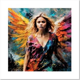 Chloë  Moretz in action as an angel Posters and Art